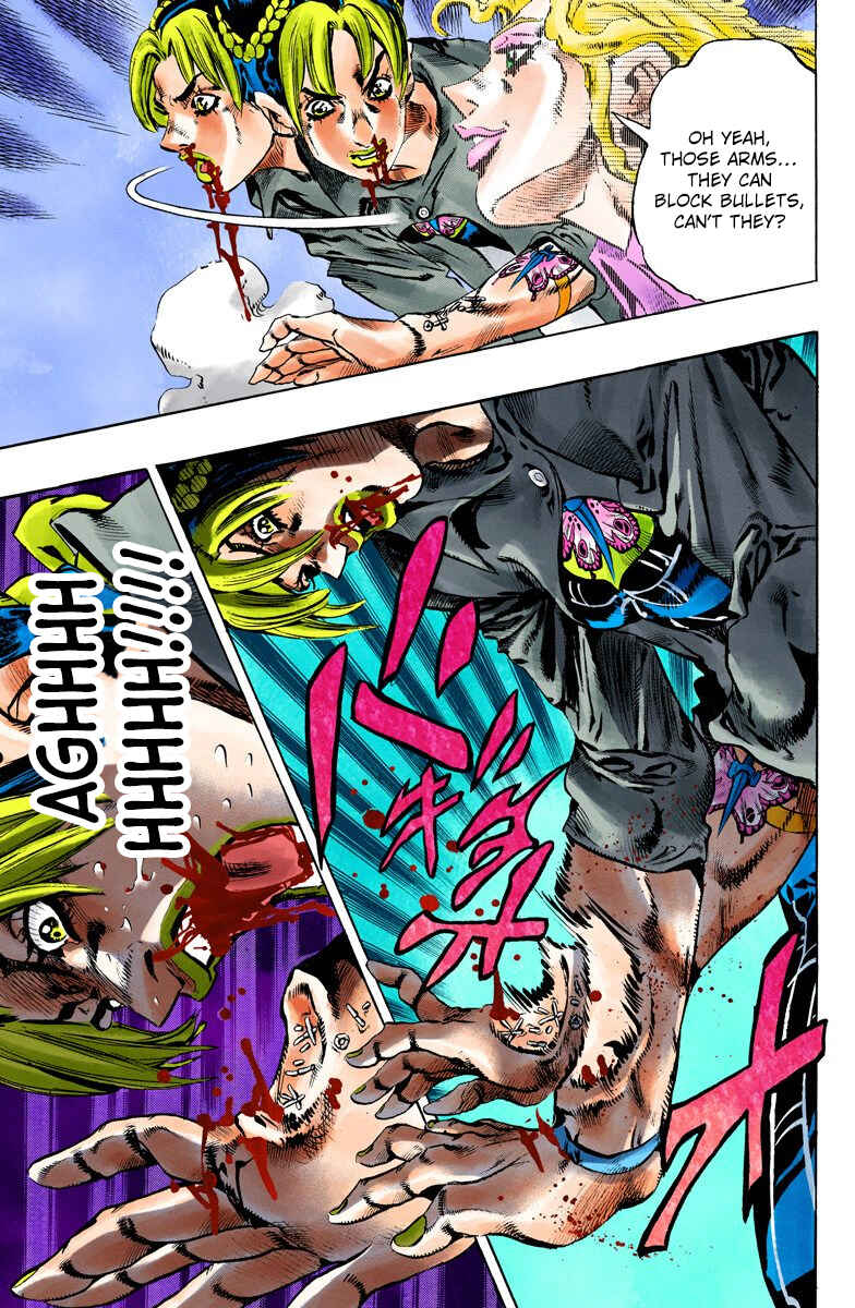 JoJo's Bizarre Adventure, Part 6: Stone Ocean (Official Colored) Chapter 101 page 12