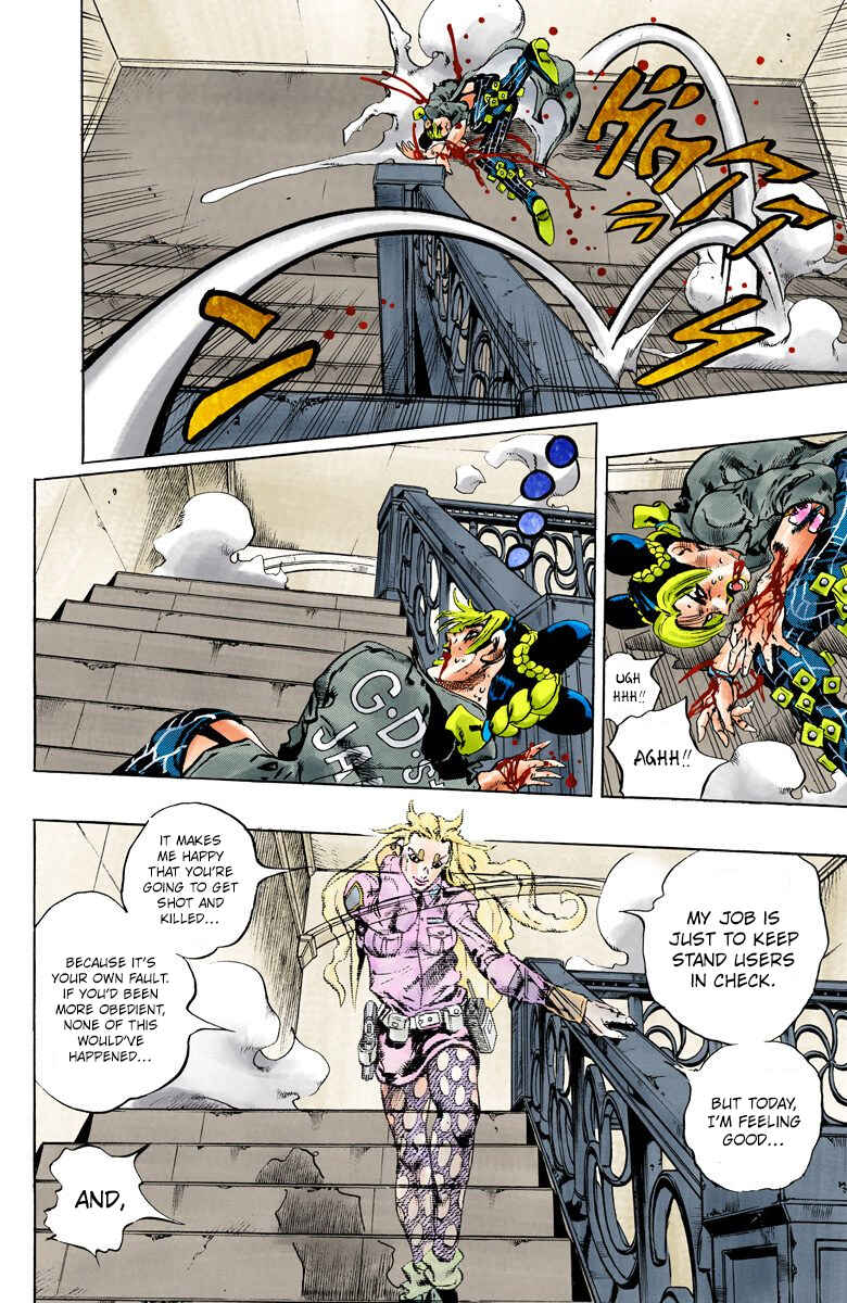 JoJo's Bizarre Adventure, Part 6: Stone Ocean (Official Colored) Chapter 101 page 13