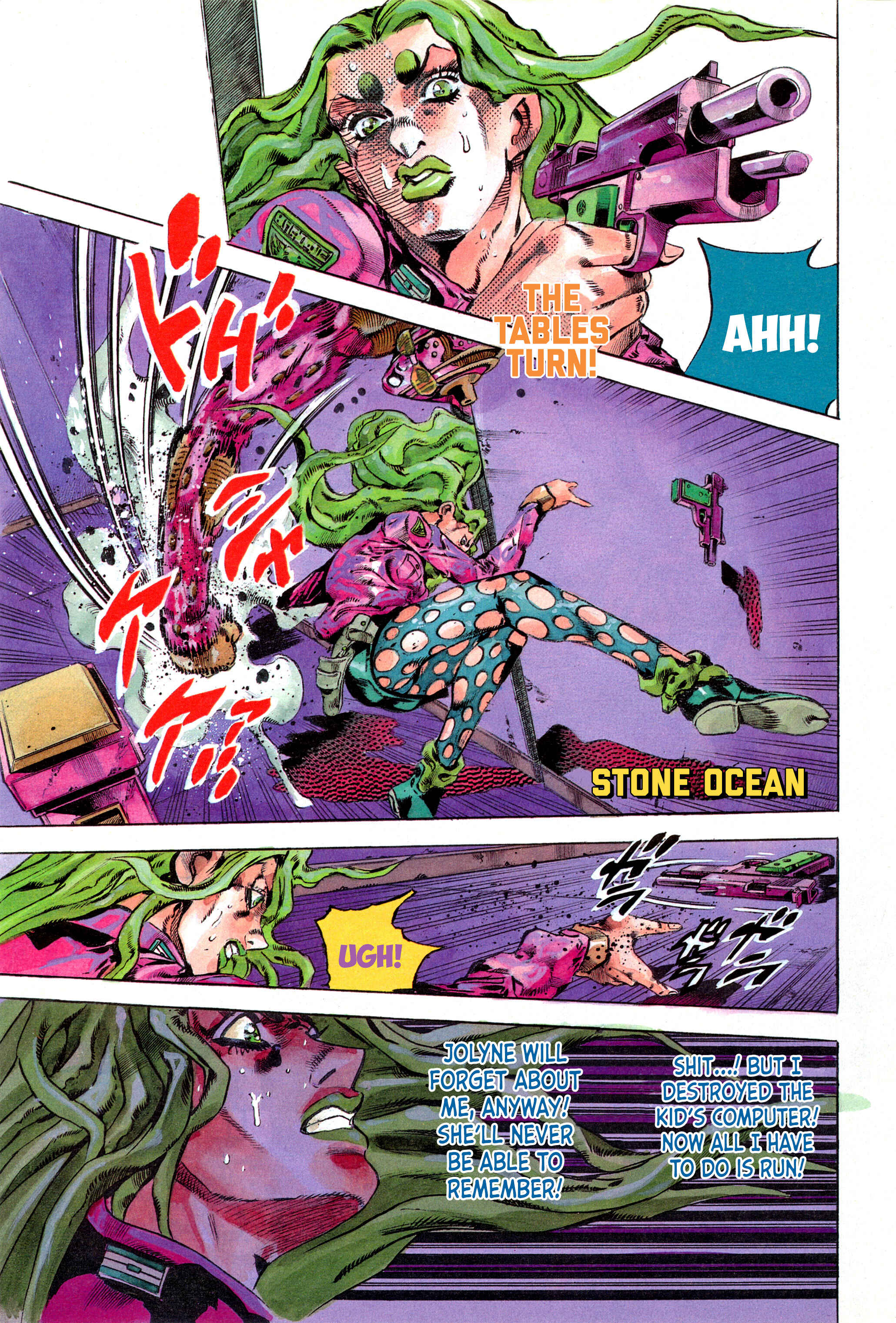 JoJo's Bizarre Adventure, Part 6: Stone Ocean (Official Colored) Chapter 101 page 1