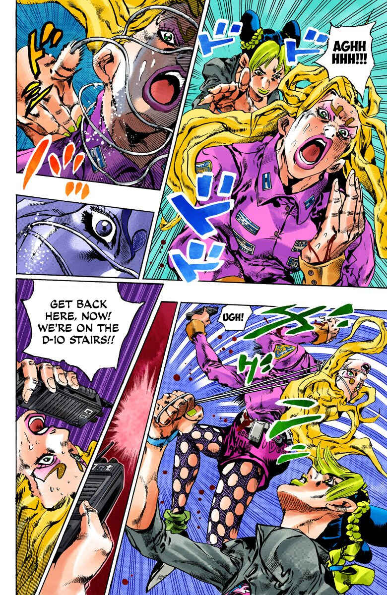 JoJo's Bizarre Adventure, Part 6: Stone Ocean (Official Colored) Chapter 101 page 7