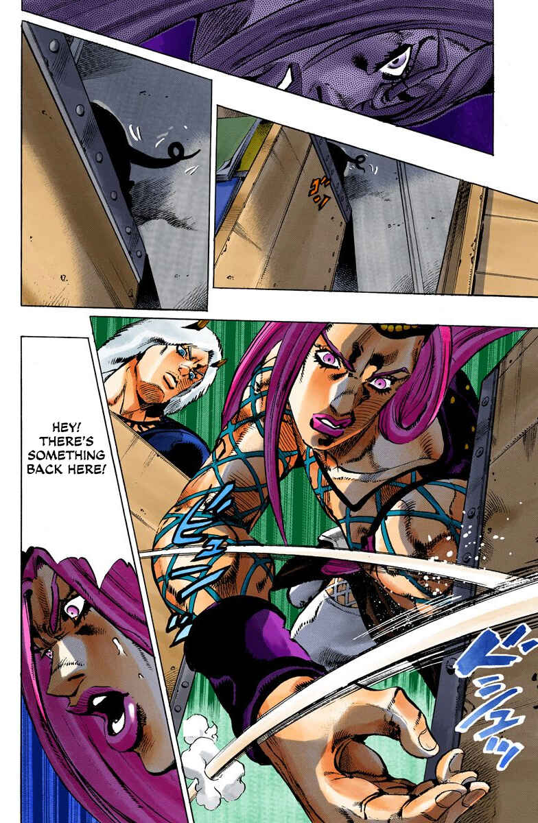 JoJo's Bizarre Adventure, Part 6: Stone Ocean (Official Colored) Chapter 104 page 14