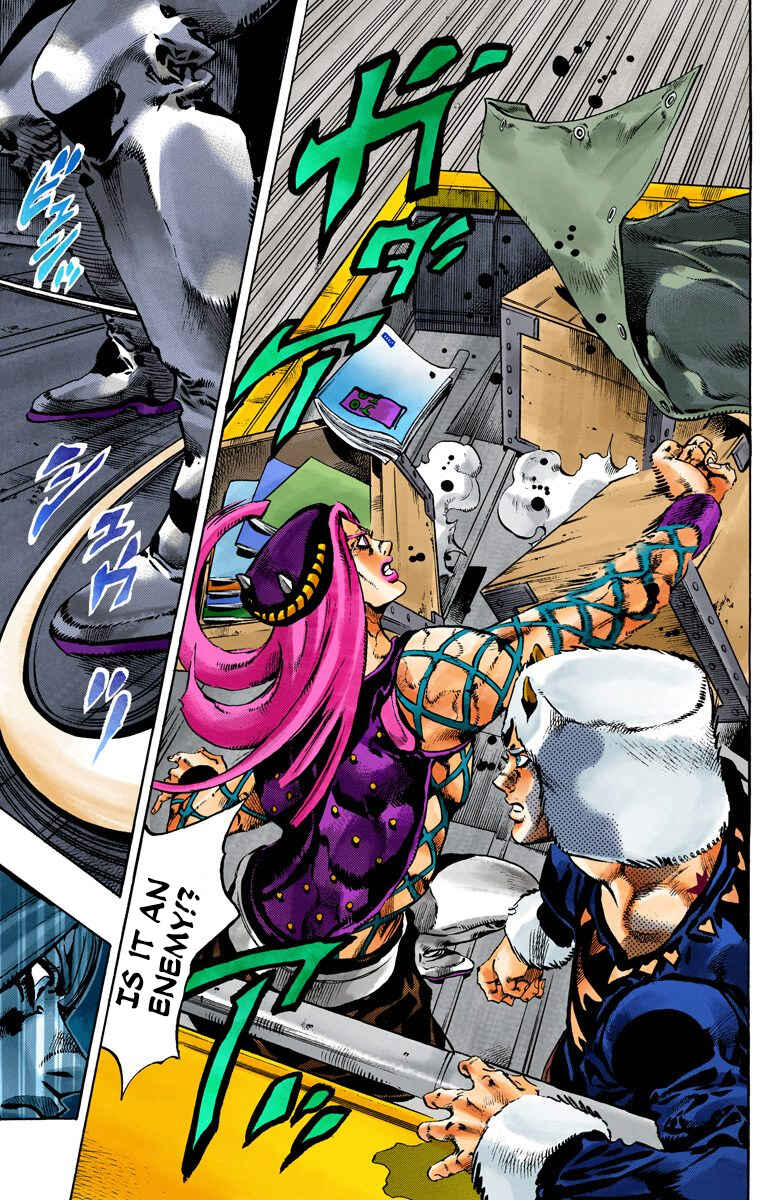 JoJo's Bizarre Adventure, Part 6: Stone Ocean (Official Colored) Chapter 104 page 15