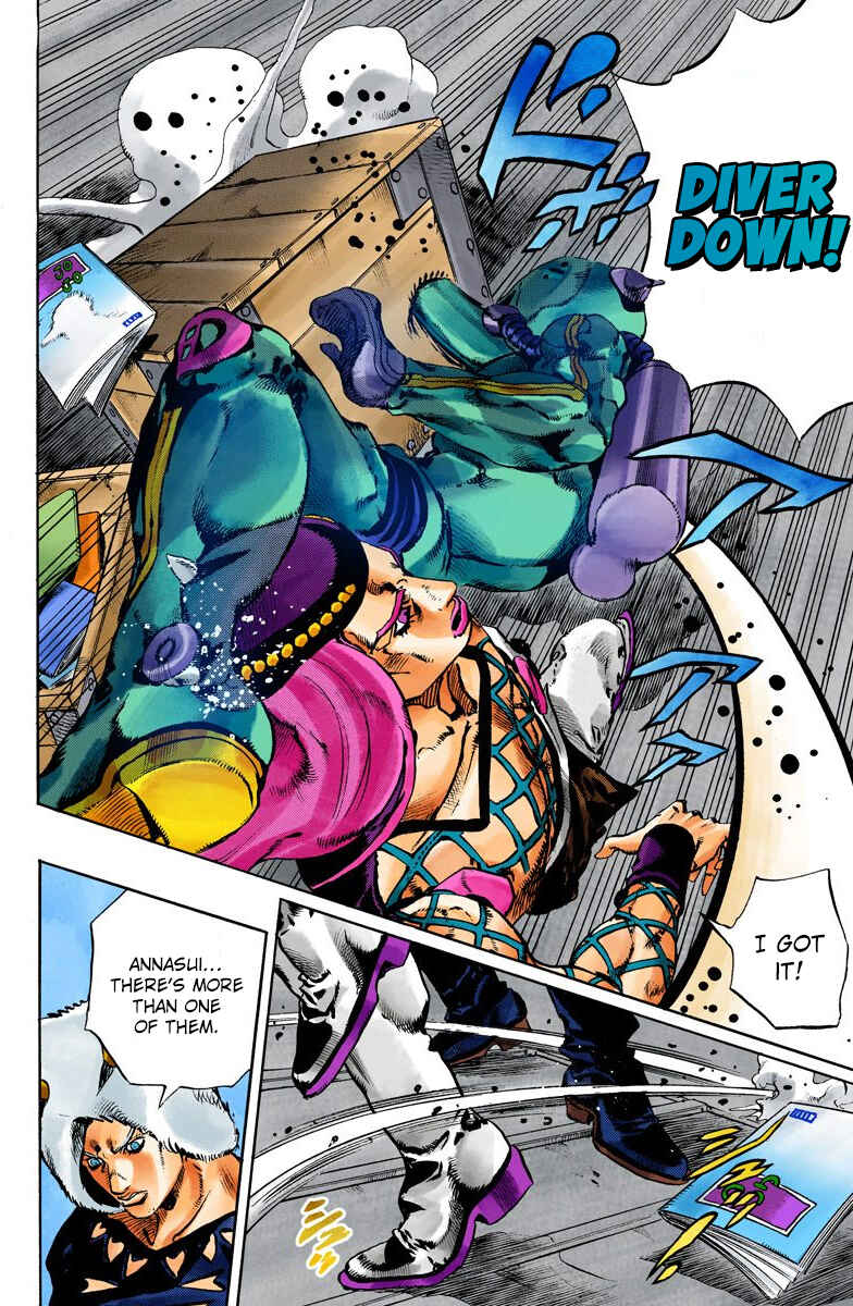 JoJo's Bizarre Adventure, Part 6: Stone Ocean (Official Colored) Chapter 104 page 16