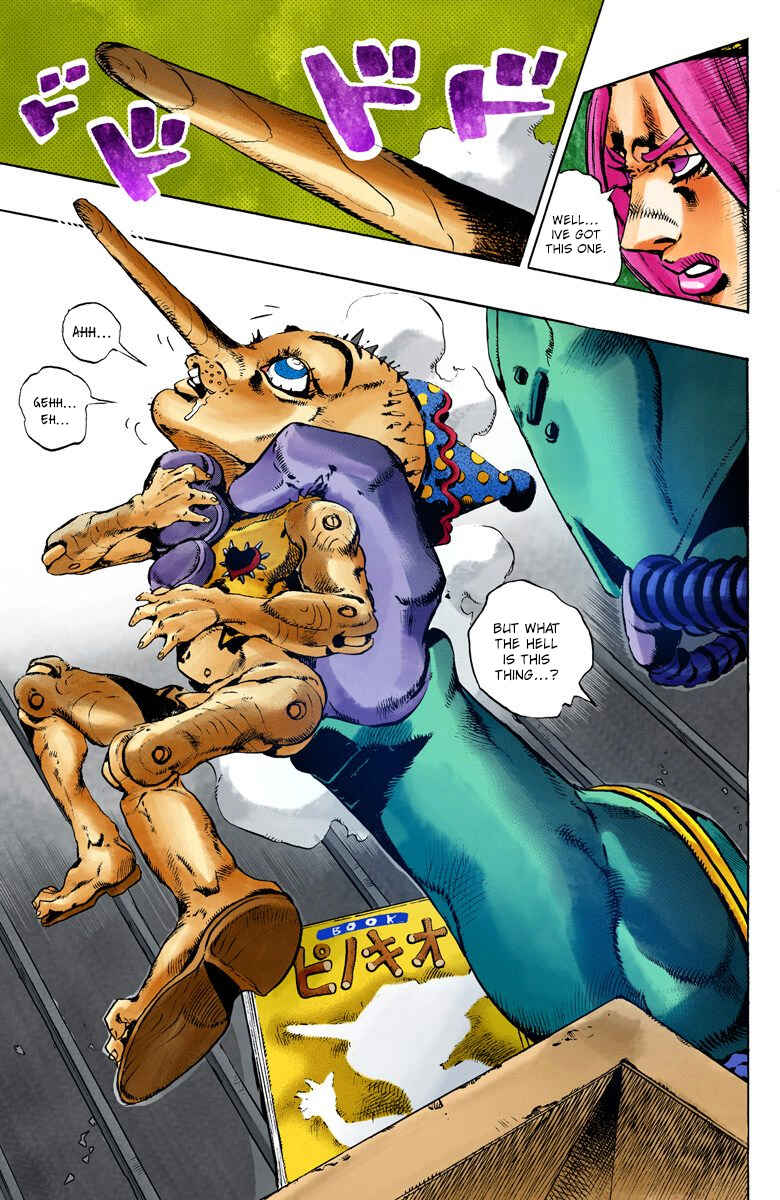 JoJo's Bizarre Adventure, Part 6: Stone Ocean (Official Colored) Chapter 104 page 17