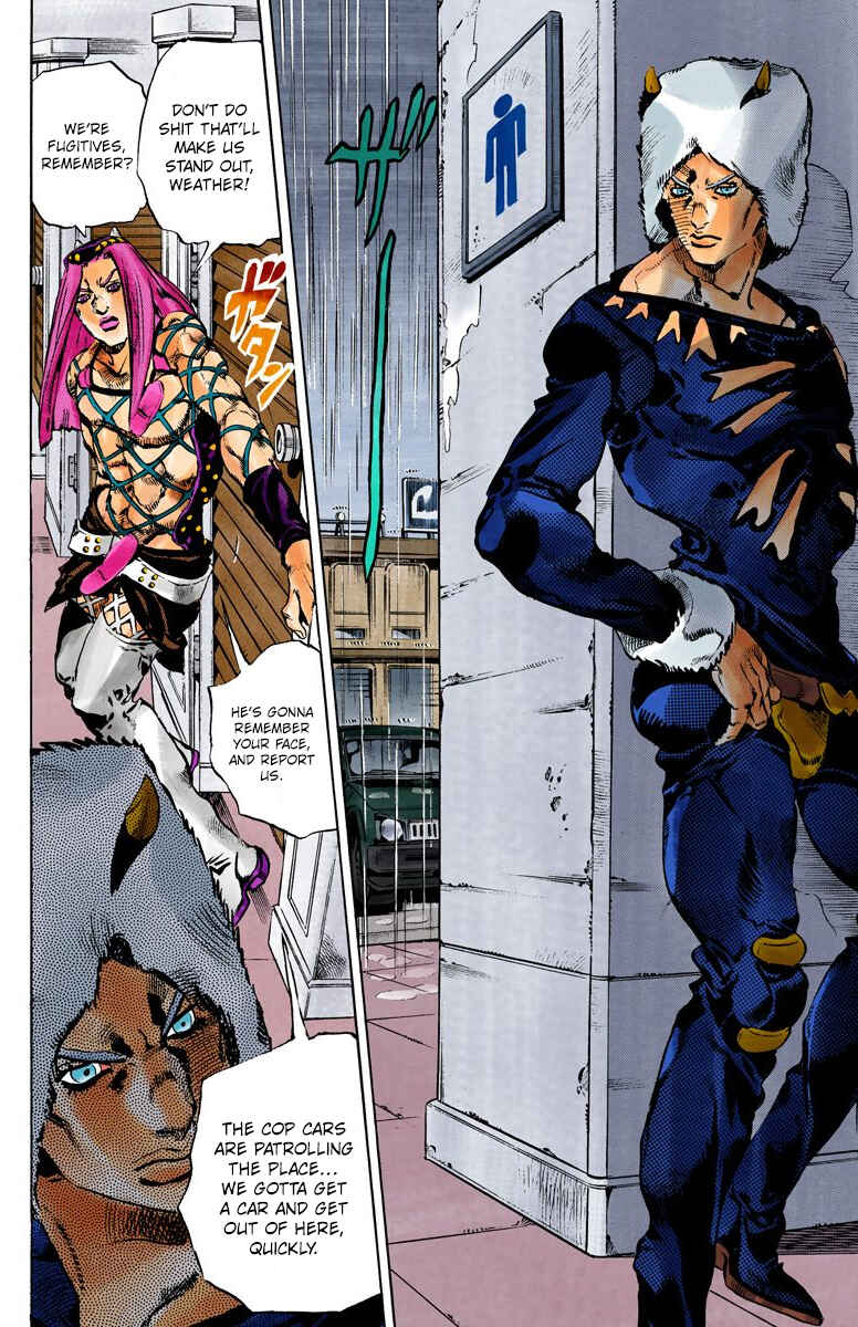 JoJo's Bizarre Adventure, Part 6: Stone Ocean (Official Colored) Chapter 104 page 3