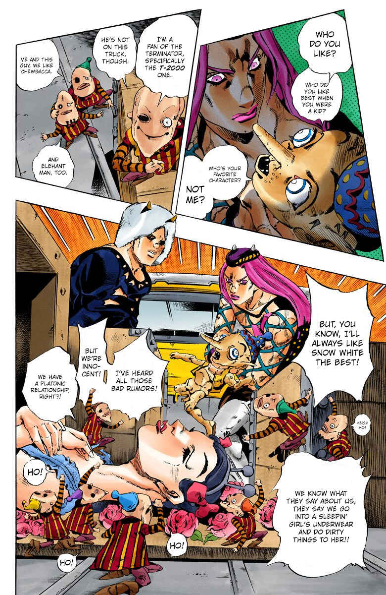 JoJo's Bizarre Adventure, Part 6: Stone Ocean (Official Colored) Chapter 105 page 9