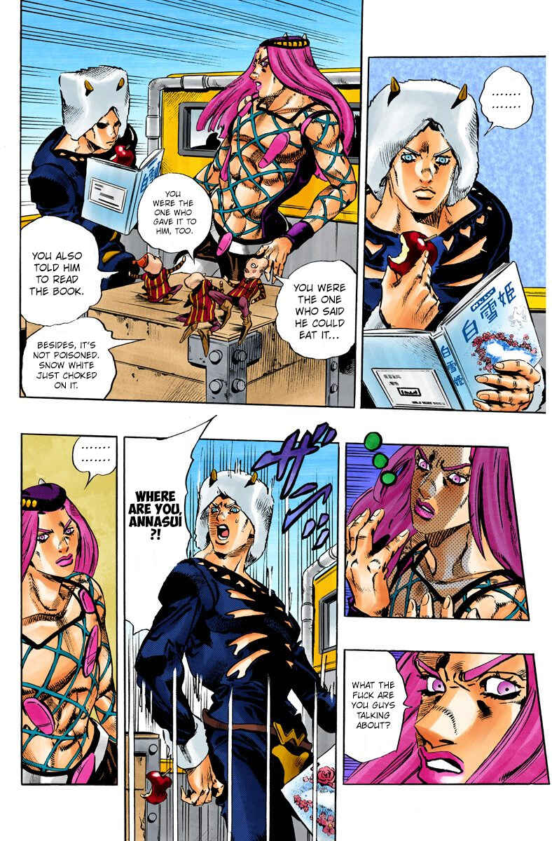 JoJo's Bizarre Adventure, Part 6: Stone Ocean (Official Colored) Chapter 105 page 13