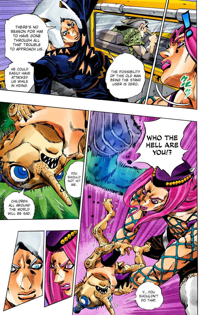JoJo's Bizarre Adventure, Part 6: Stone Ocean (Official Colored) Chapter 105 page 2