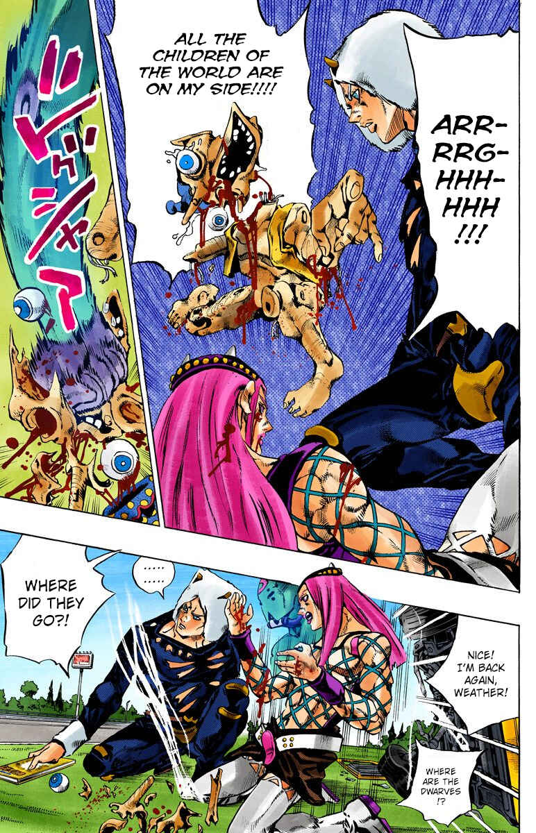 JoJo's Bizarre Adventure, Part 6: Stone Ocean (Official Colored) Chapter 106 page 9