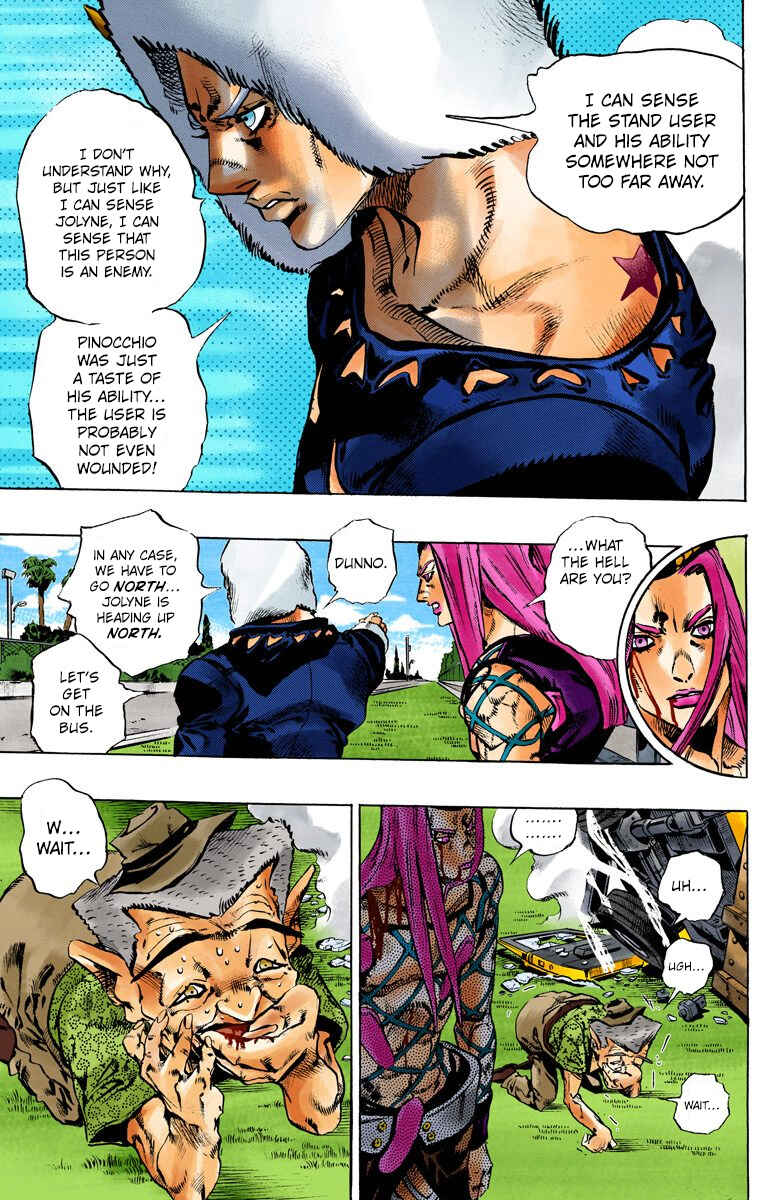 JoJo's Bizarre Adventure, Part 6: Stone Ocean (Official Colored) Chapter 106 page 11