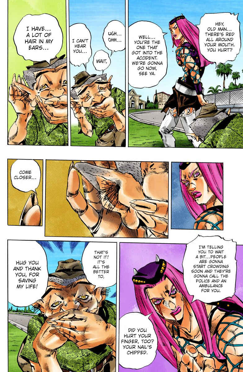 JoJo's Bizarre Adventure, Part 6: Stone Ocean (Official Colored) Chapter 106 page 12