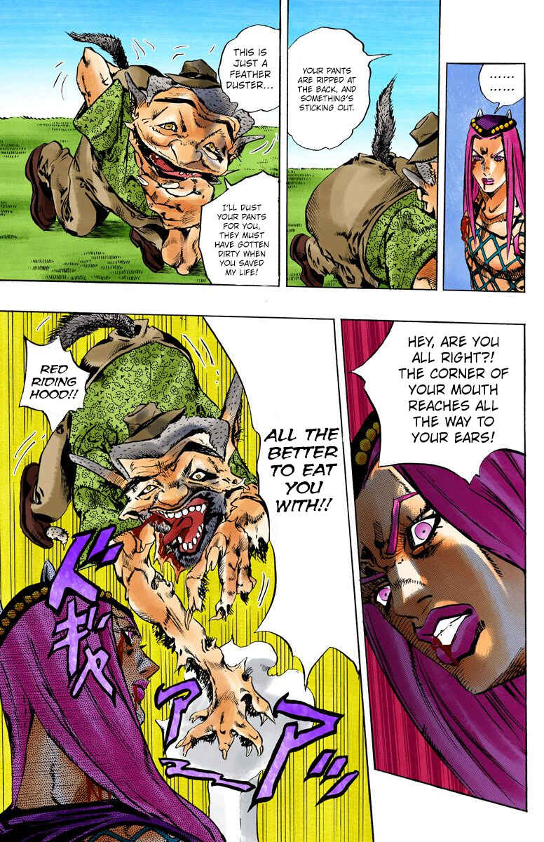 JoJo's Bizarre Adventure, Part 6: Stone Ocean (Official Colored) Chapter 106 page 13