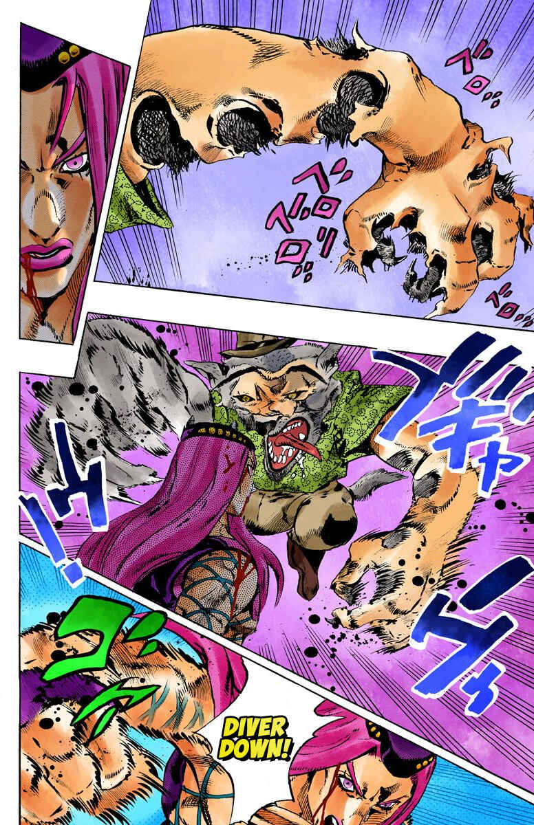 JoJo's Bizarre Adventure, Part 6: Stone Ocean (Official Colored) Chapter 106 page 14