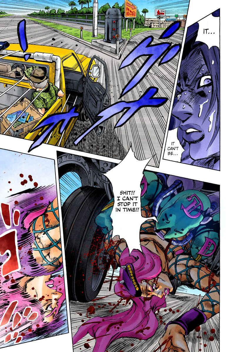 JoJo's Bizarre Adventure, Part 6: Stone Ocean (Official Colored) Chapter 106 page 3