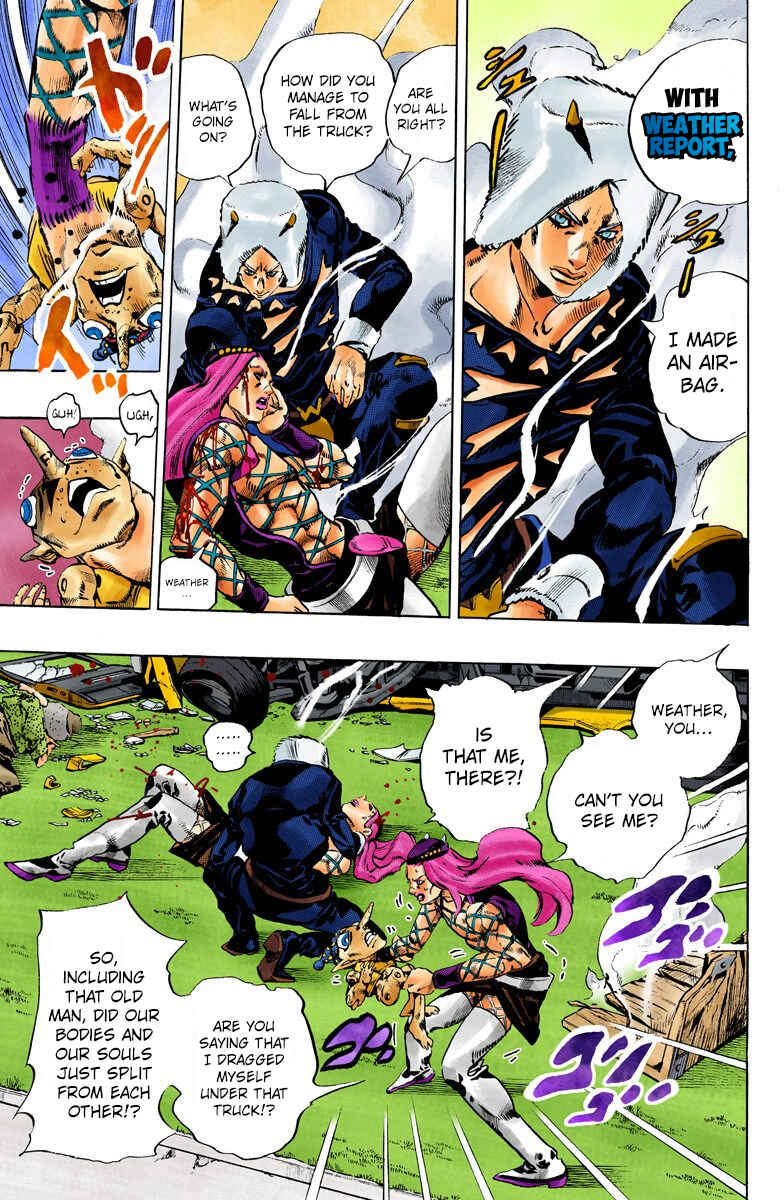 JoJo's Bizarre Adventure, Part 6: Stone Ocean (Official Colored) Chapter 106 page 5