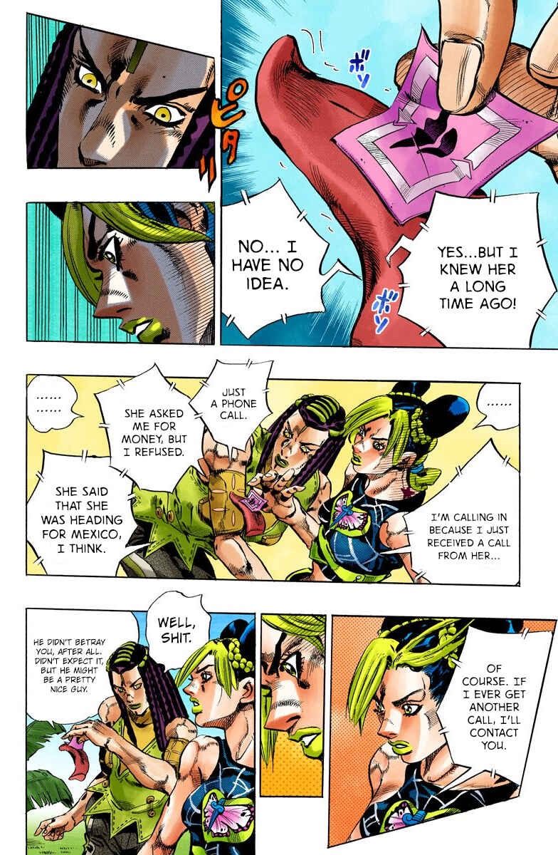 JoJo's Bizarre Adventure, Part 6: Stone Ocean (Official Colored) Chapter 111 page 10