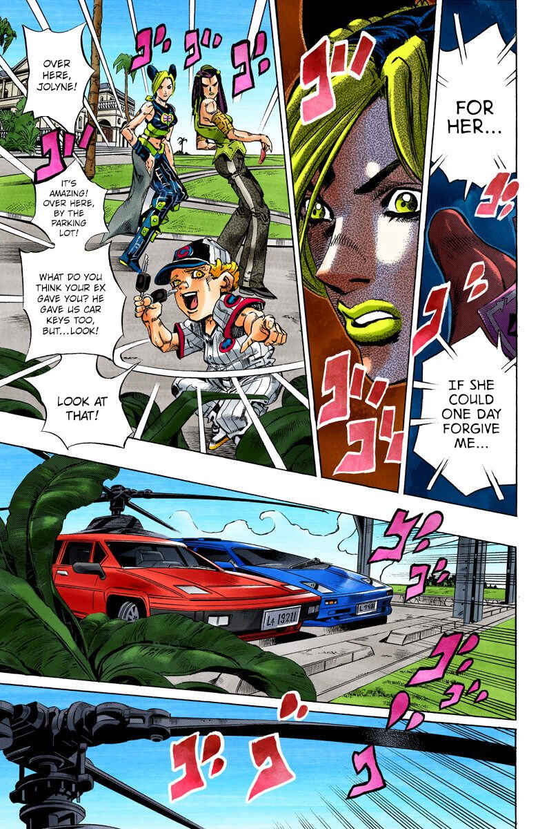 JoJo's Bizarre Adventure, Part 6: Stone Ocean (Official Colored) Chapter 111 page 11