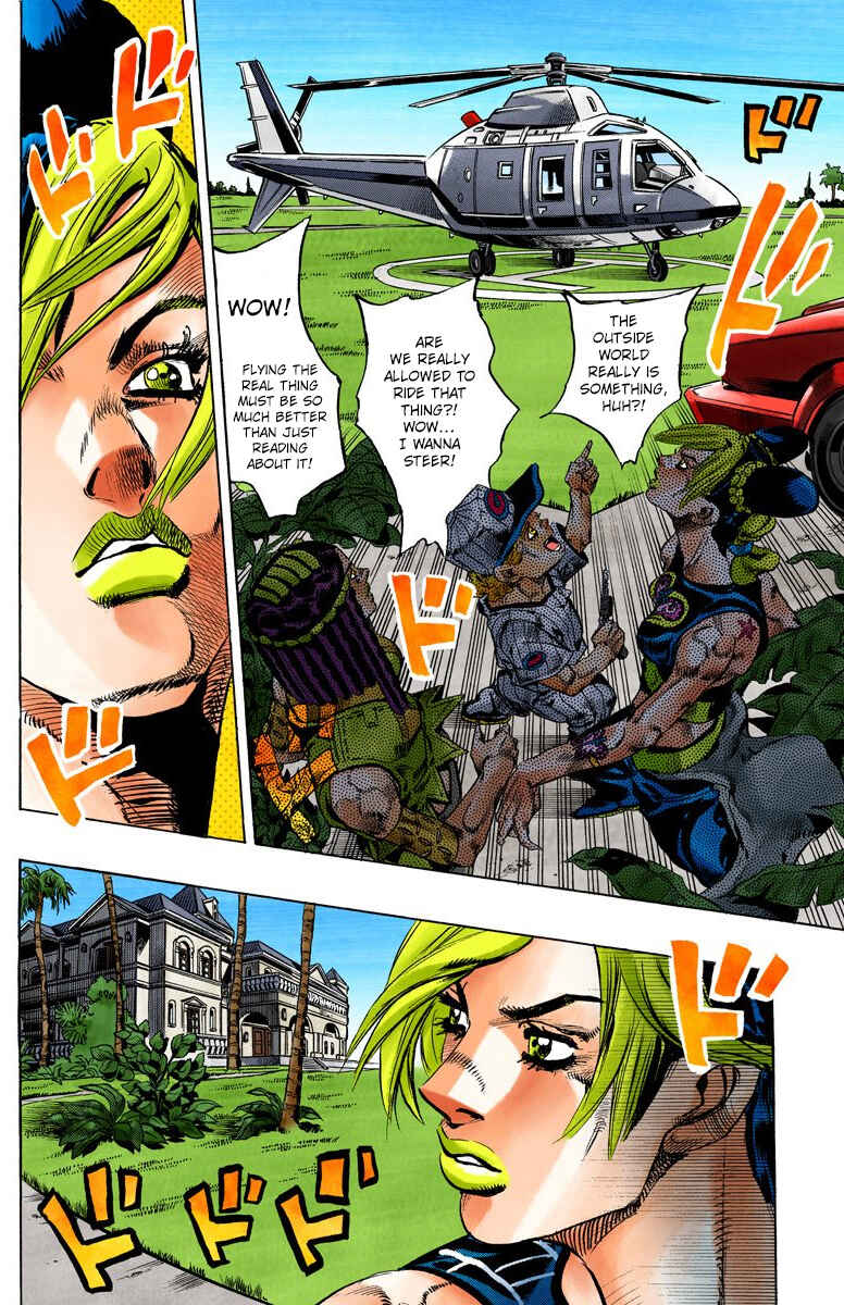JoJo's Bizarre Adventure, Part 6: Stone Ocean (Official Colored) Chapter 111 page 12