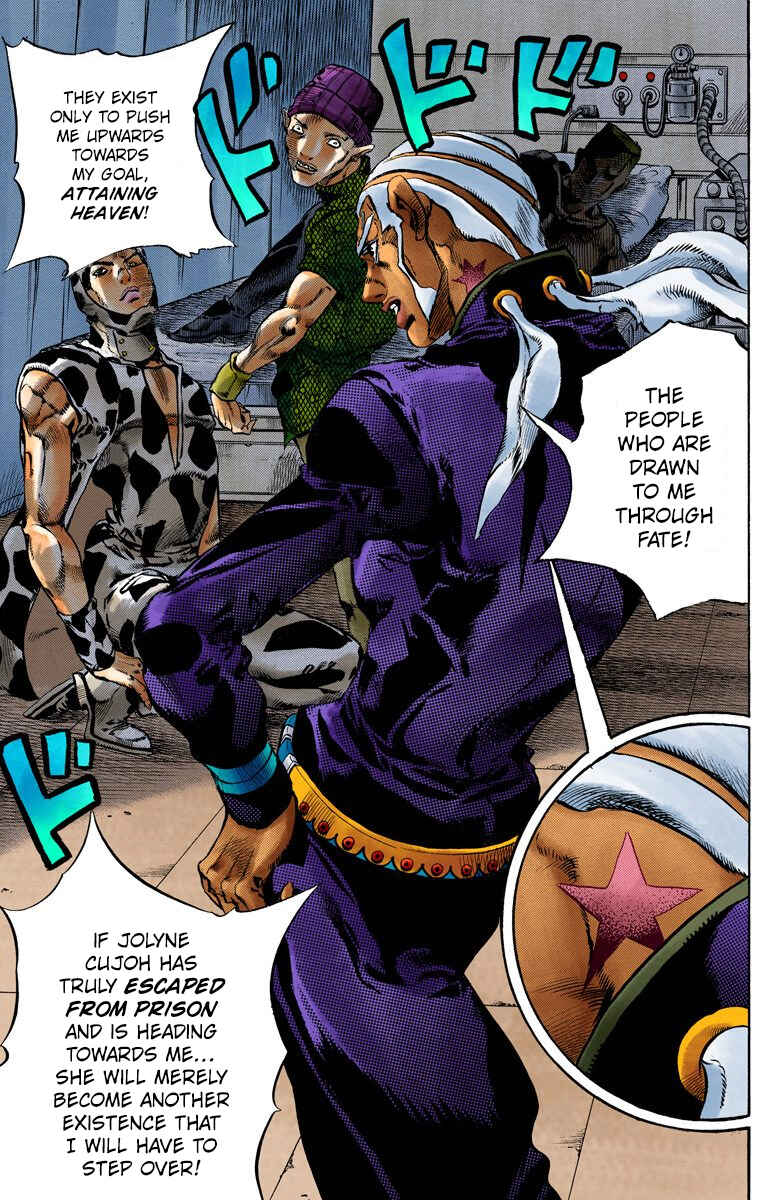 JoJo's Bizarre Adventure, Part 6: Stone Ocean (Official Colored) Chapter 111 page 15