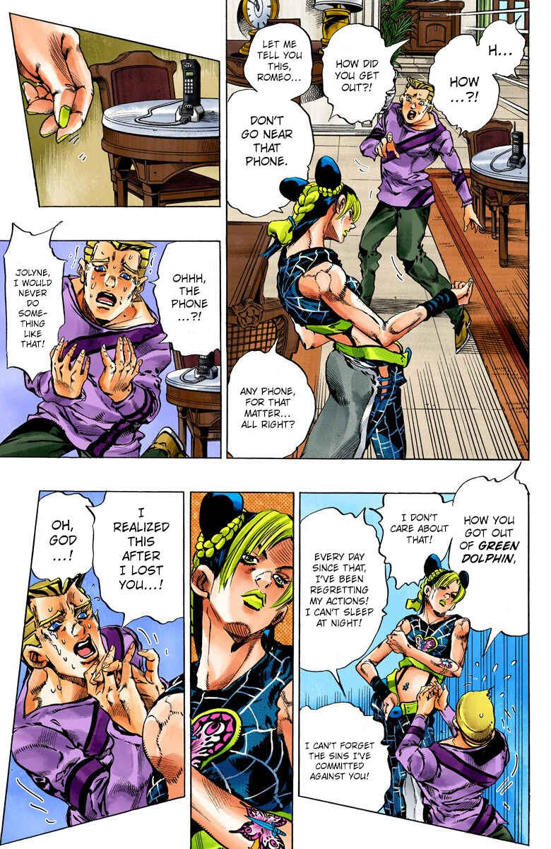 JoJo's Bizarre Adventure, Part 6: Stone Ocean (Official Colored) Chapter 111 page 3
