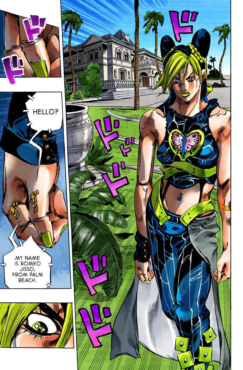JoJo's Bizarre Adventure, Part 6: Stone Ocean (Official Colored) Chapter 111 page 7