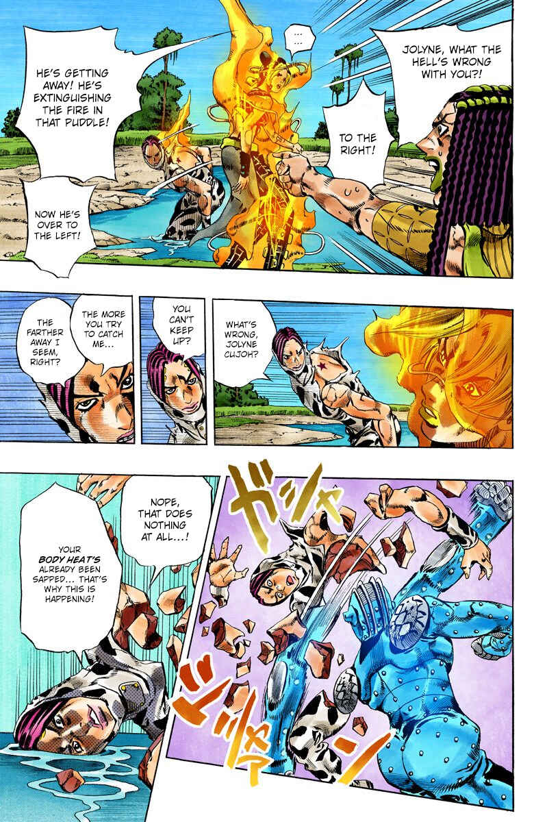 JoJo's Bizarre Adventure, Part 6: Stone Ocean (Official Colored) Chapter 116 page 9