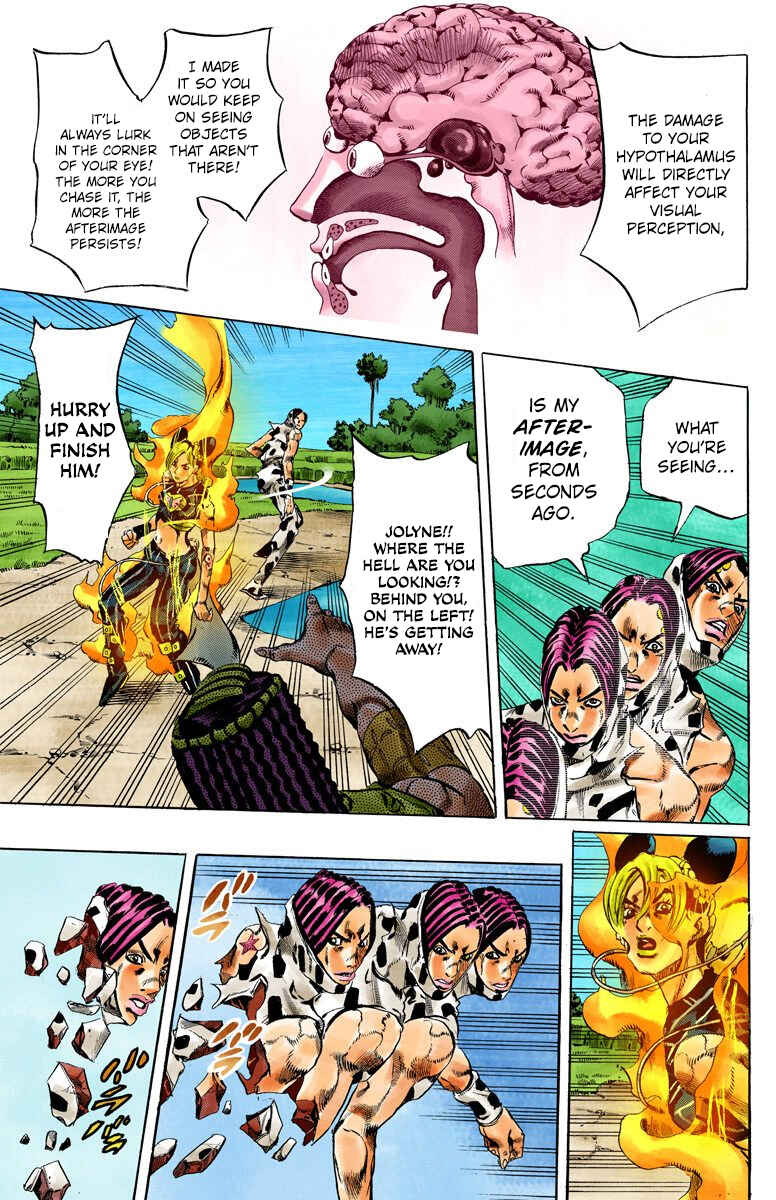 JoJo's Bizarre Adventure, Part 6: Stone Ocean (Official Colored) Chapter 116 page 11