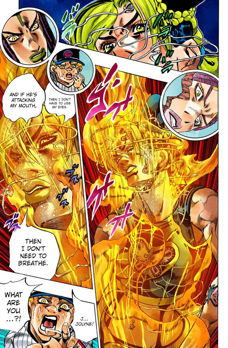 JoJo's Bizarre Adventure, Part 6: Stone Ocean (Official Colored) Chapter 116 page 13