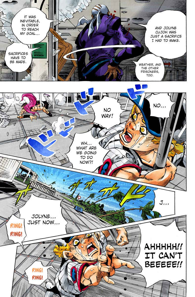 JoJo's Bizarre Adventure, Part 6: Stone Ocean (Official Colored) Chapter 144 page 10