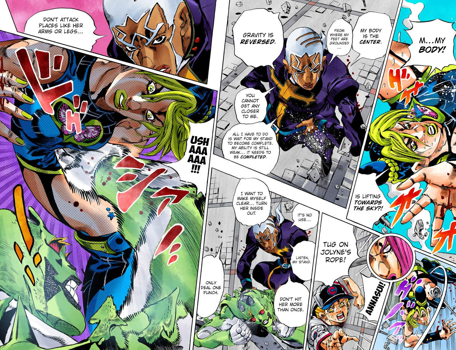 JoJo's Bizarre Adventure, Part 6: Stone Ocean (Official Colored) Chapter 144 page 2