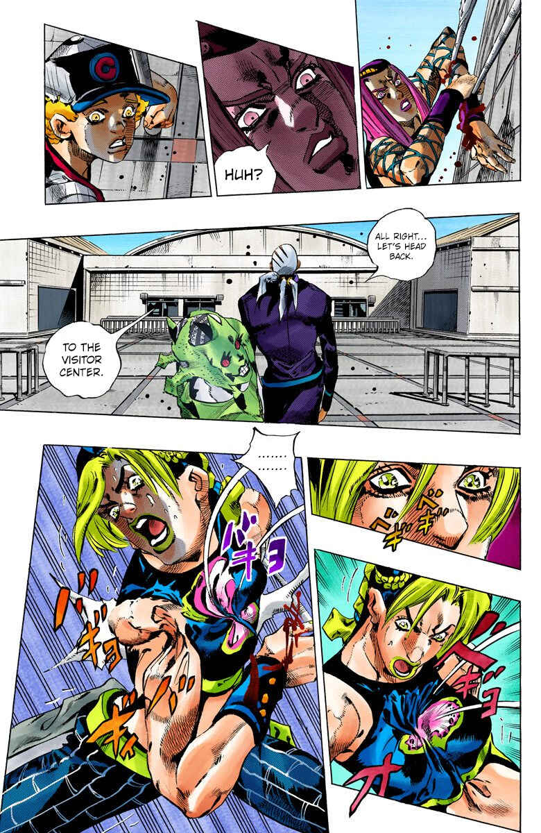 JoJo's Bizarre Adventure, Part 6: Stone Ocean (Official Colored) Chapter 144 page 4