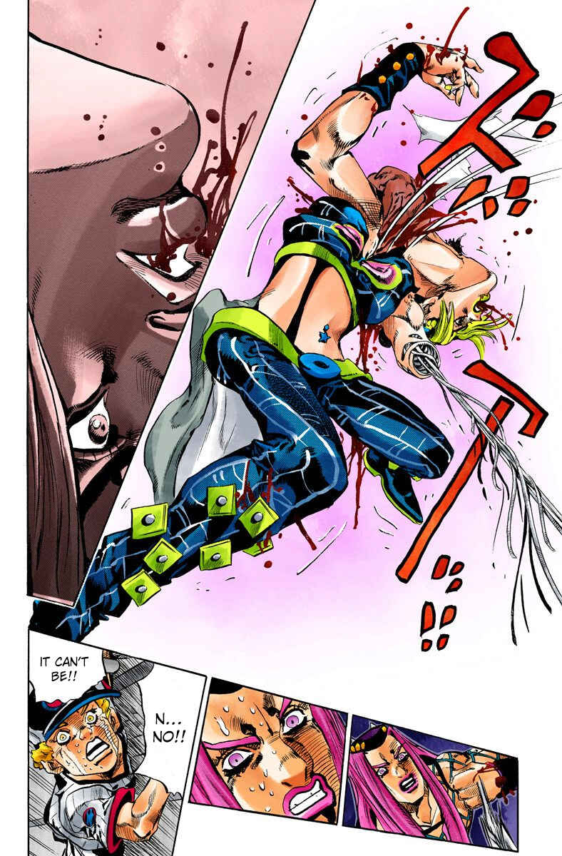 JoJo's Bizarre Adventure, Part 6: Stone Ocean (Official Colored) Chapter 144 page 7