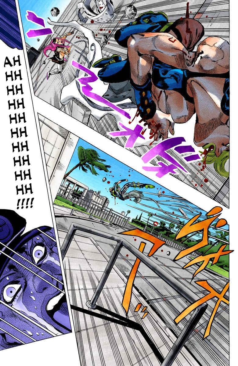 JoJo's Bizarre Adventure, Part 6: Stone Ocean (Official Colored) Chapter 144 page 8