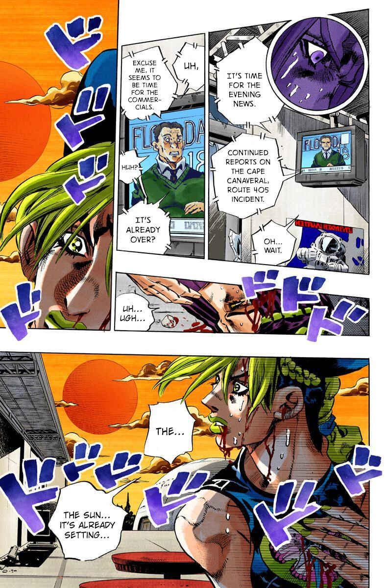 JoJo's Bizarre Adventure, Part 6: Stone Ocean (Official Colored) Chapter 149 page 15