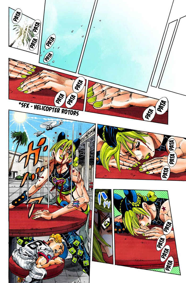 JoJo's Bizarre Adventure, Part 6: Stone Ocean (Official Colored) Chapter 149 page 4
