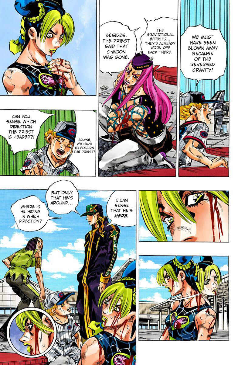 JoJo's Bizarre Adventure, Part 6: Stone Ocean (Official Colored) Chapter 149 page 7