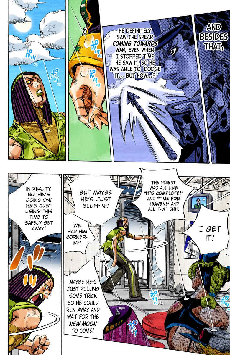 JoJo's Bizarre Adventure, Part 6: Stone Ocean (Official Colored) Chapter 149 page 8