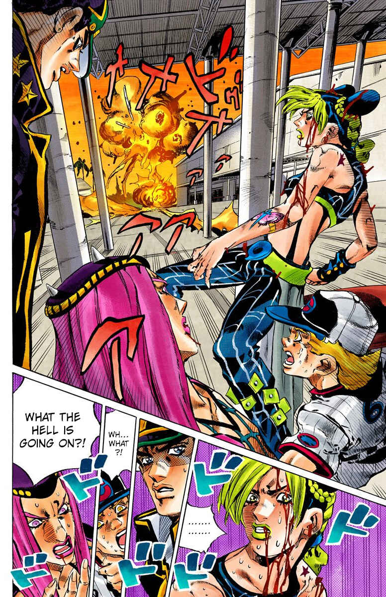 JoJo's Bizarre Adventure, Part 6: Stone Ocean (Official Colored) Chapter 150 page 11