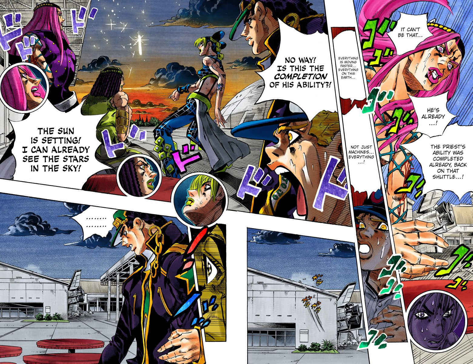 JoJo's Bizarre Adventure, Part 6: Stone Ocean (Official Colored) Chapter 150 page 13