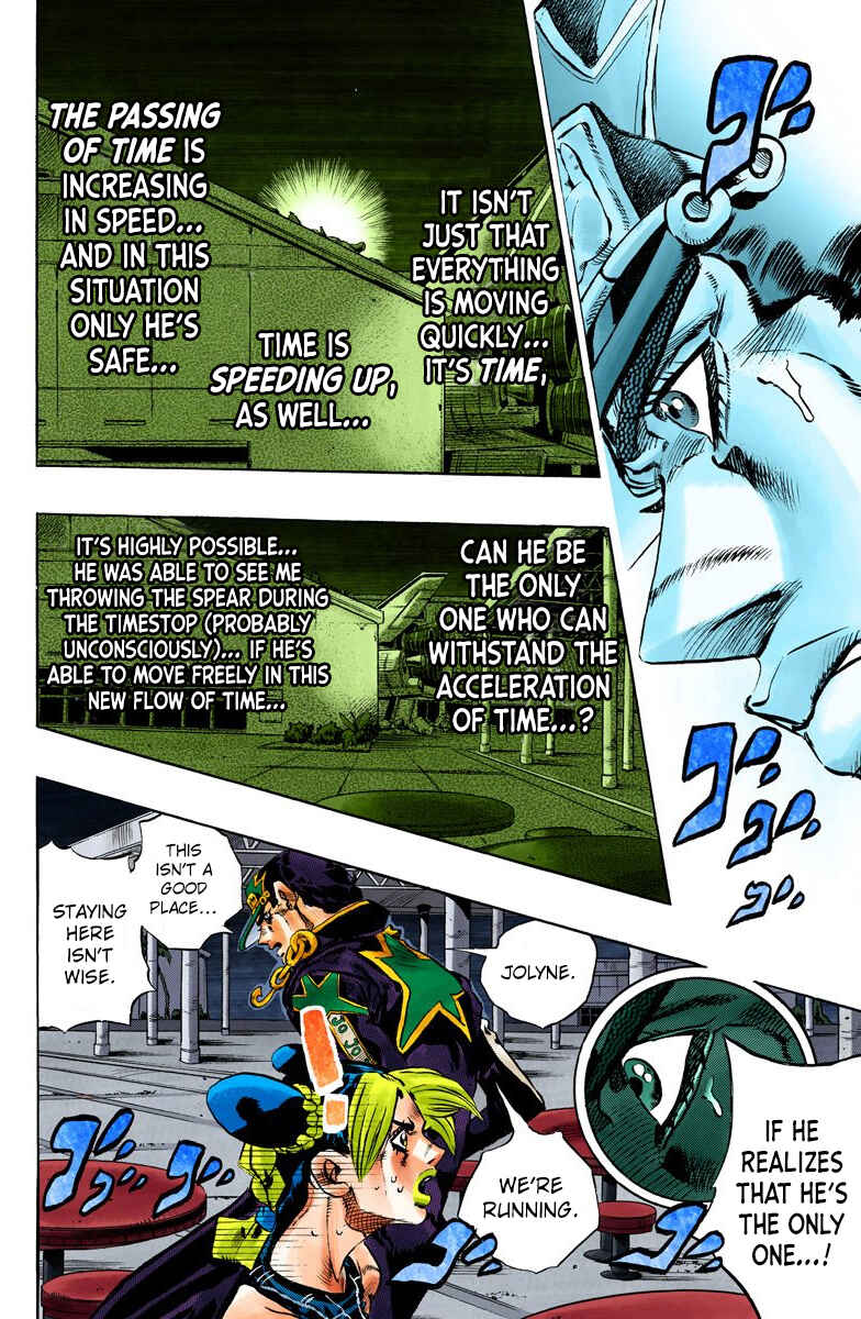 JoJo's Bizarre Adventure, Part 6: Stone Ocean (Official Colored) Chapter 150 page 14