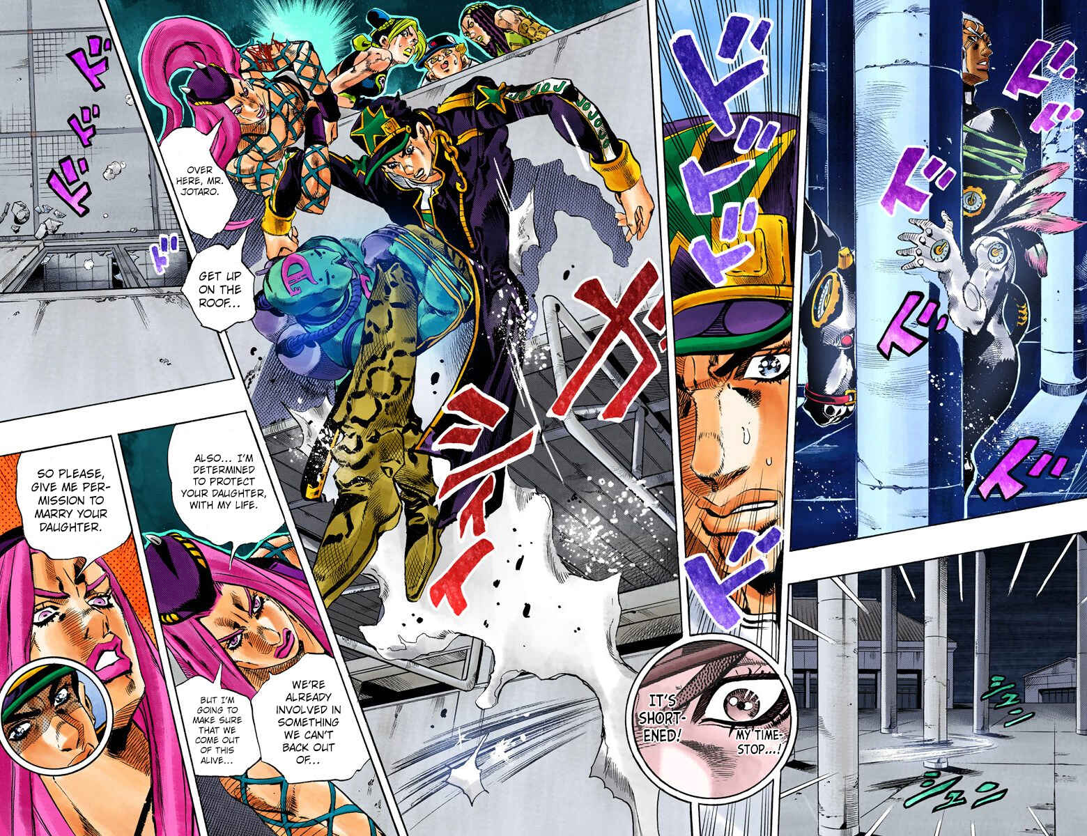 JoJo's Bizarre Adventure, Part 6: Stone Ocean (Official Colored) Chapter 150 page 18