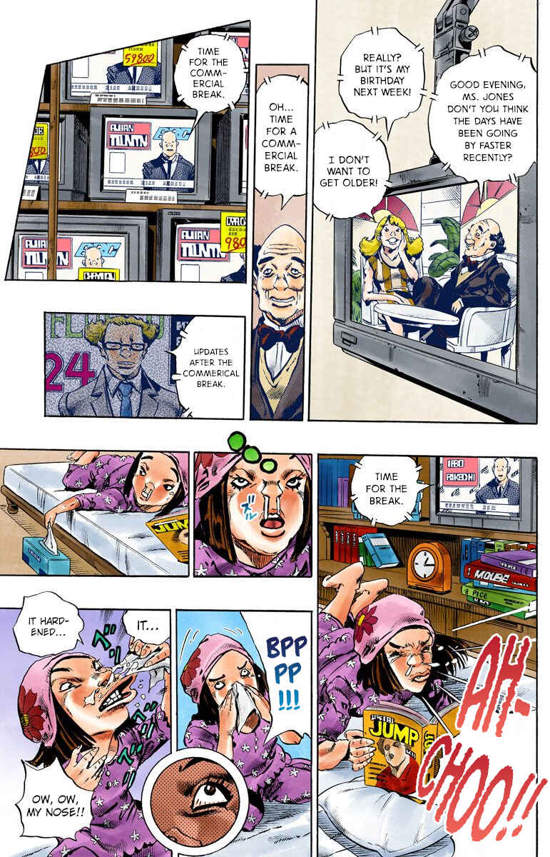 JoJo's Bizarre Adventure, Part 6: Stone Ocean (Official Colored) Chapter 150 page 2