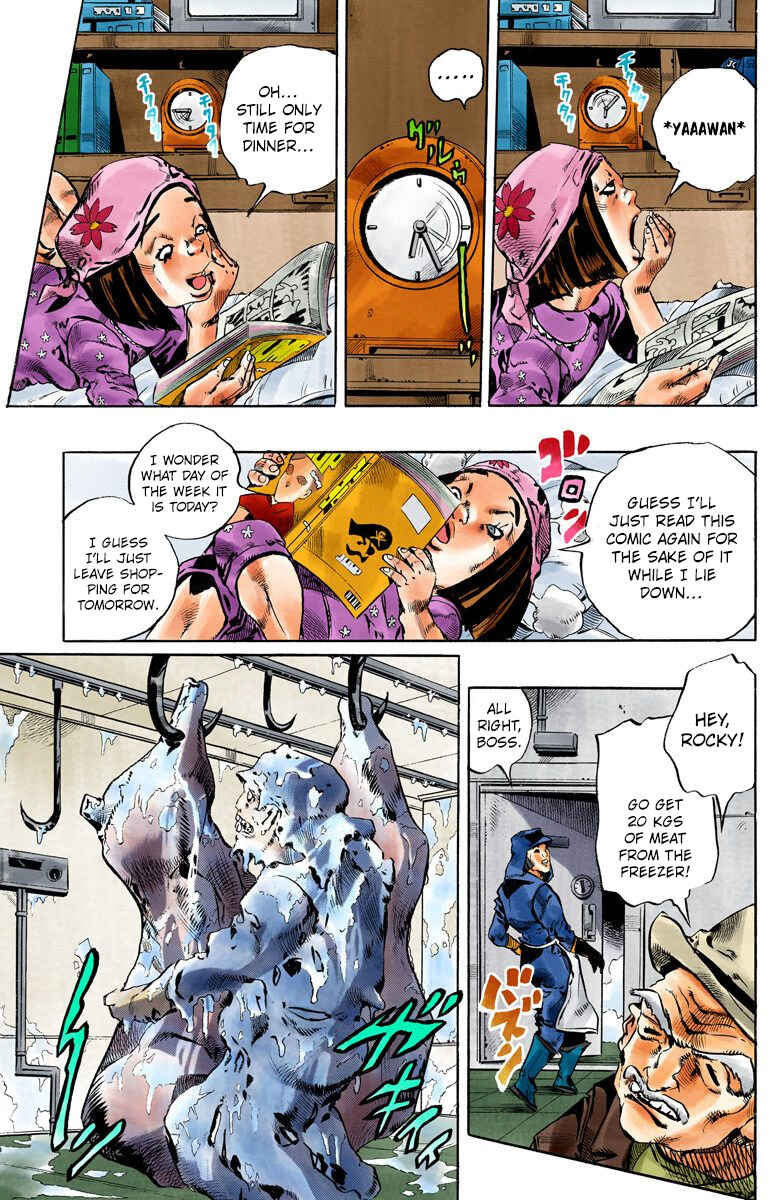 JoJo's Bizarre Adventure, Part 6: Stone Ocean (Official Colored) Chapter 150 page 6