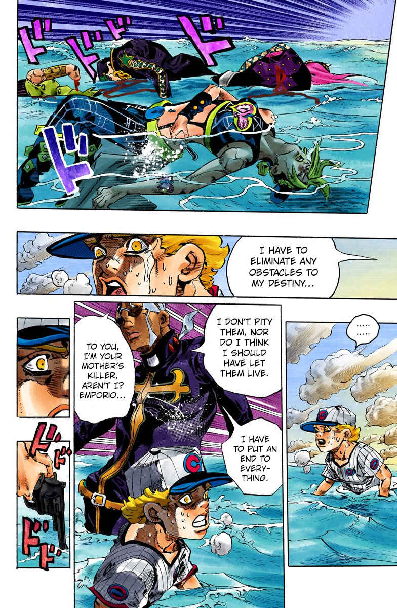 JoJo's Bizarre Adventure, Part 6: Stone Ocean (Official Colored) Chapter 154 page 14