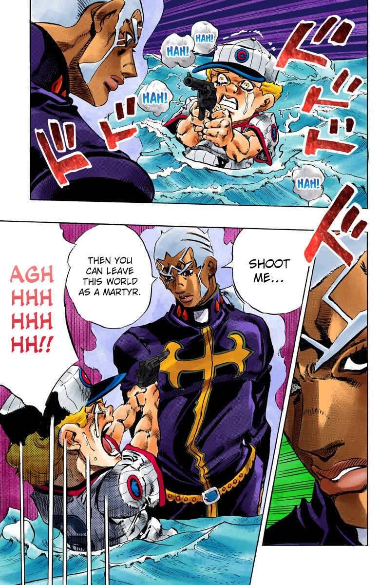 JoJo's Bizarre Adventure, Part 6: Stone Ocean (Official Colored) Chapter 154 page 15