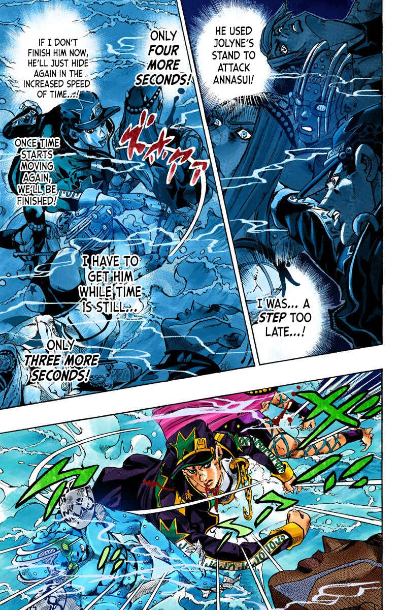 JoJo's Bizarre Adventure, Part 6: Stone Ocean (Official Colored) Chapter 154 page 5