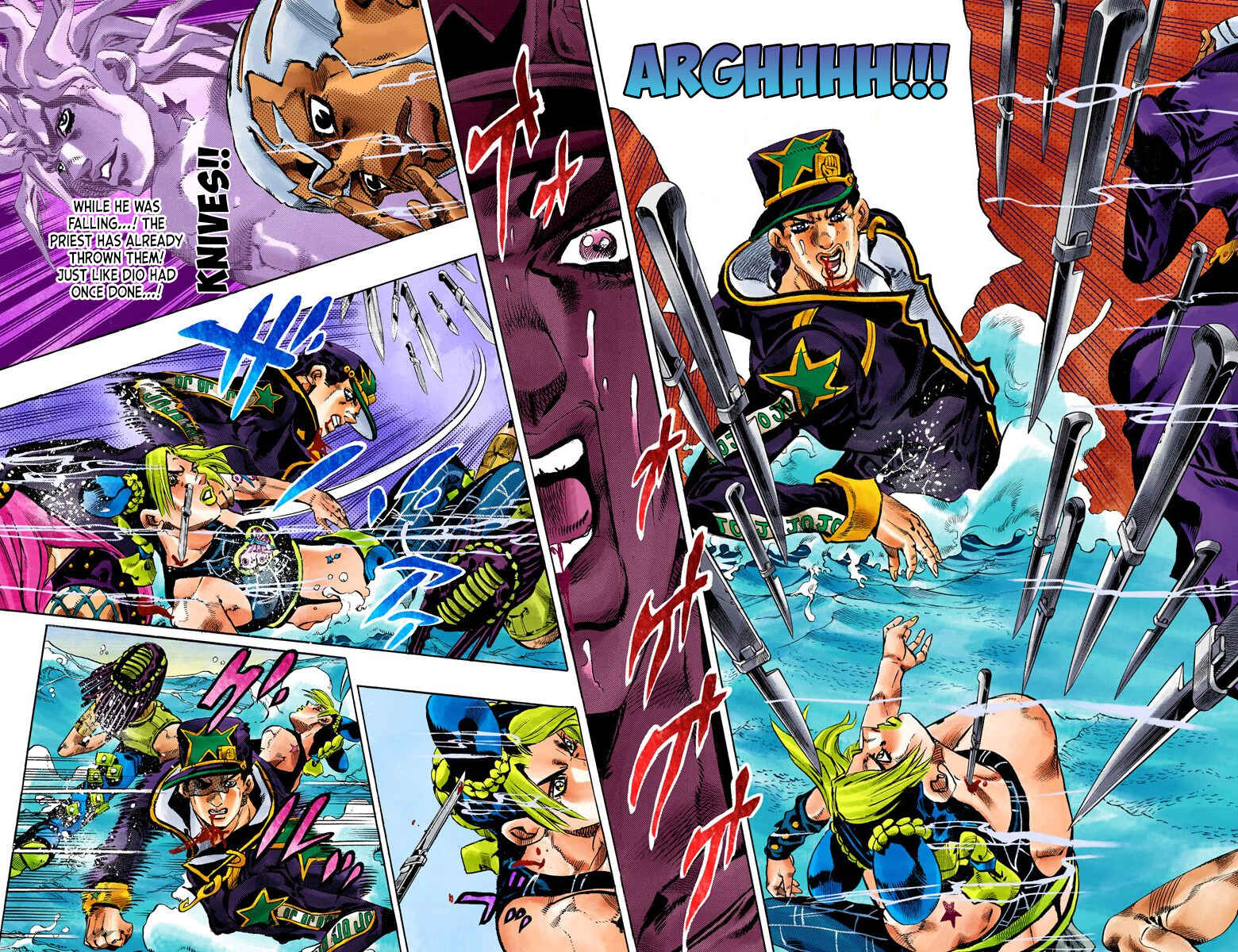 JoJo's Bizarre Adventure, Part 6: Stone Ocean (Official Colored) Chapter 154 page 8