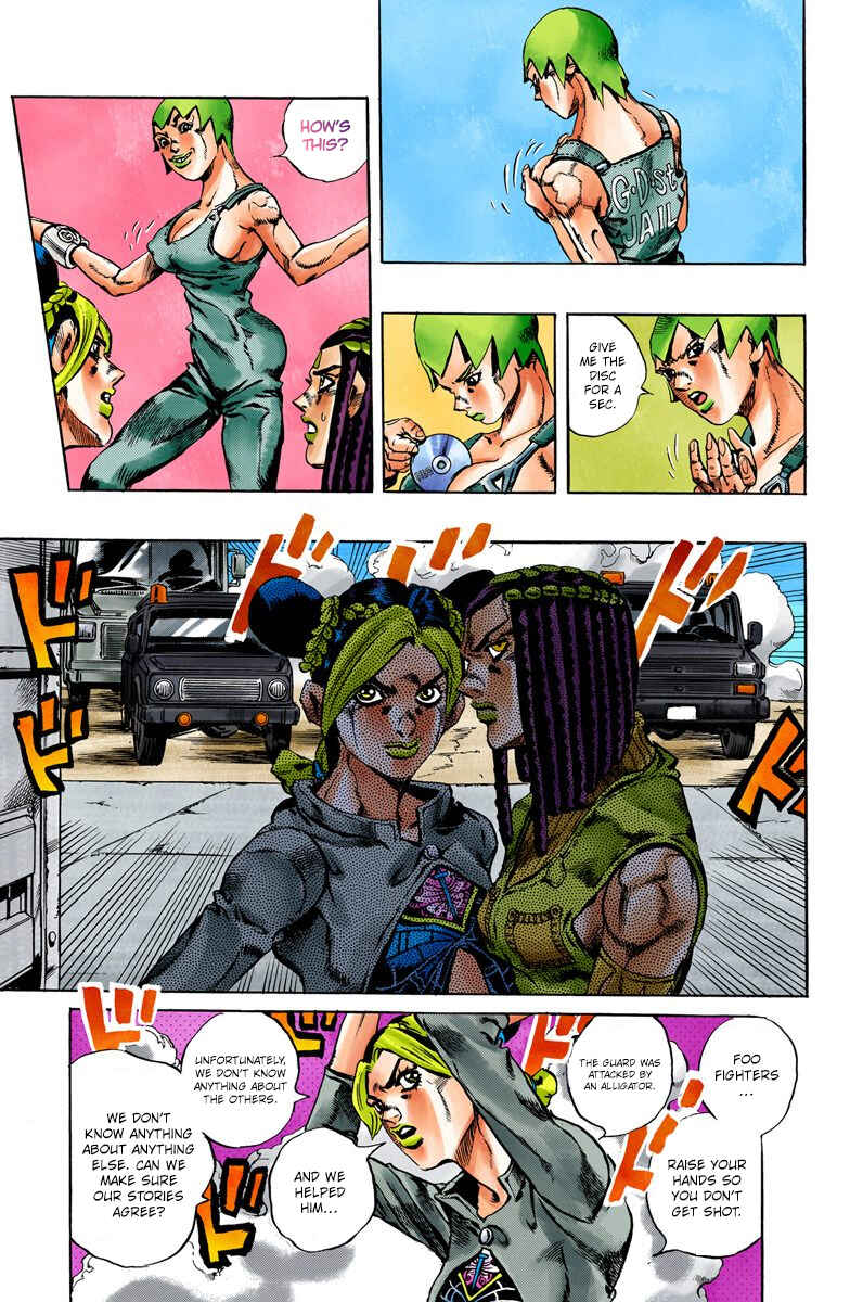 JoJo's Bizarre Adventure, Part 6: Stone Ocean (Official Colored) Chapter 33 page 12