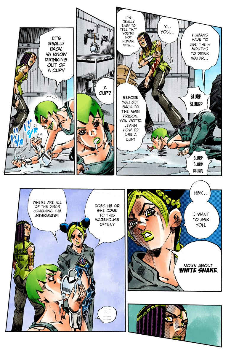 JoJo's Bizarre Adventure, Part 6: Stone Ocean (Official Colored) Chapter 33 page 8