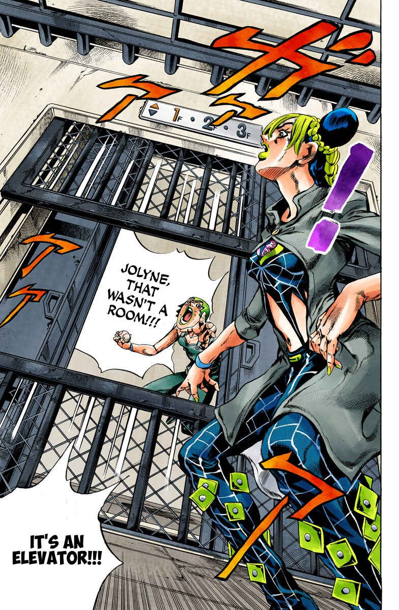 JoJo's Bizarre Adventure, Part 6: Stone Ocean (Official Colored) Chapter 38 page 9